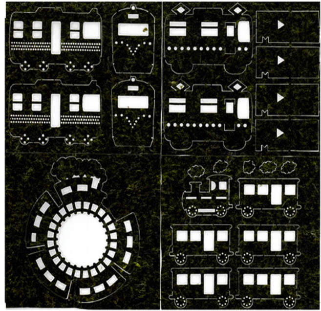 큐트미 전차 아트 조미김 MP010 0.4g x 4p, 1.6g, 1개
