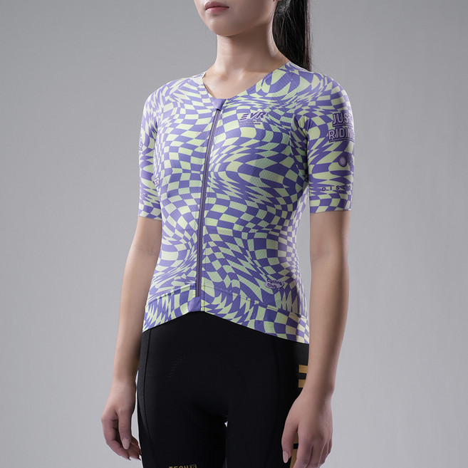 EVR 여성용 DISCOVER 자전거 반팔져지