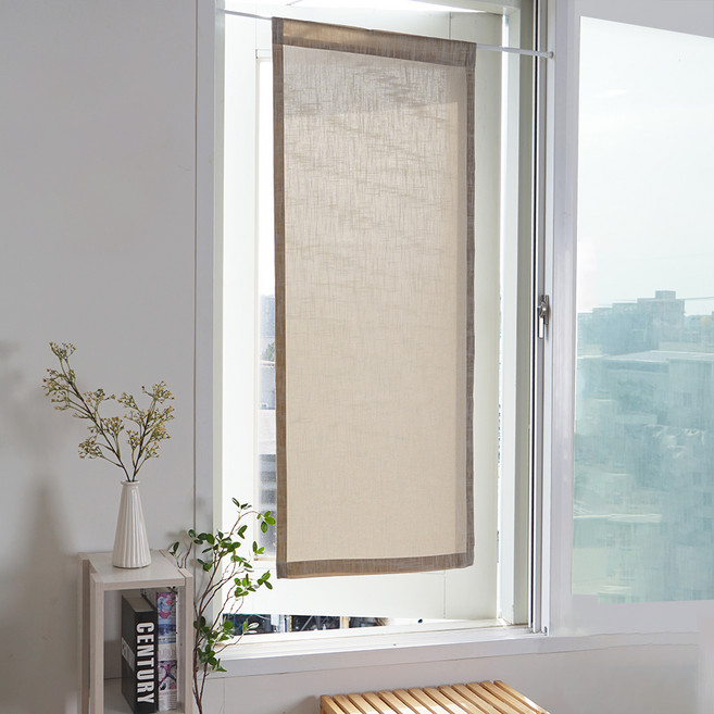 나비손길 린넨 마 가리개 봉집형