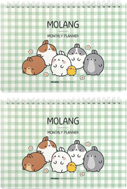 몰랑이 먼슬리 플래너 vol.1 2p, 1개