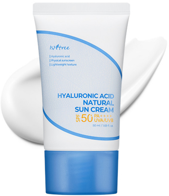 이즈앤트리 히아루론산 네추럴 선크림 SPF50+ PA++++, 50ml, 1개