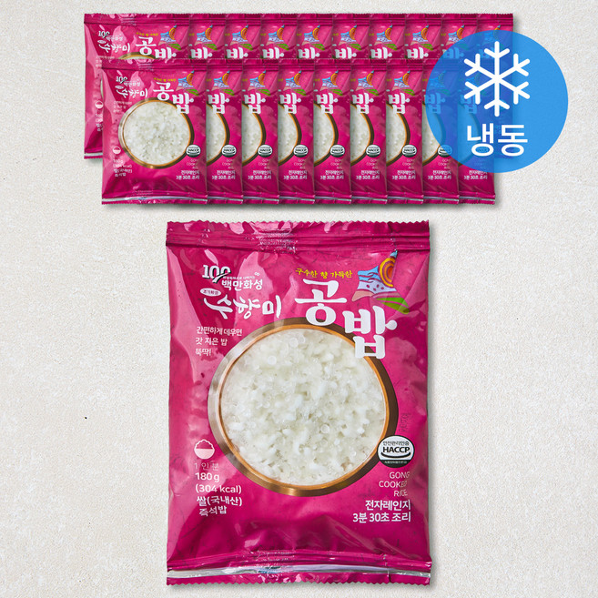 수향미 공밥 (냉동), 180g, 20개