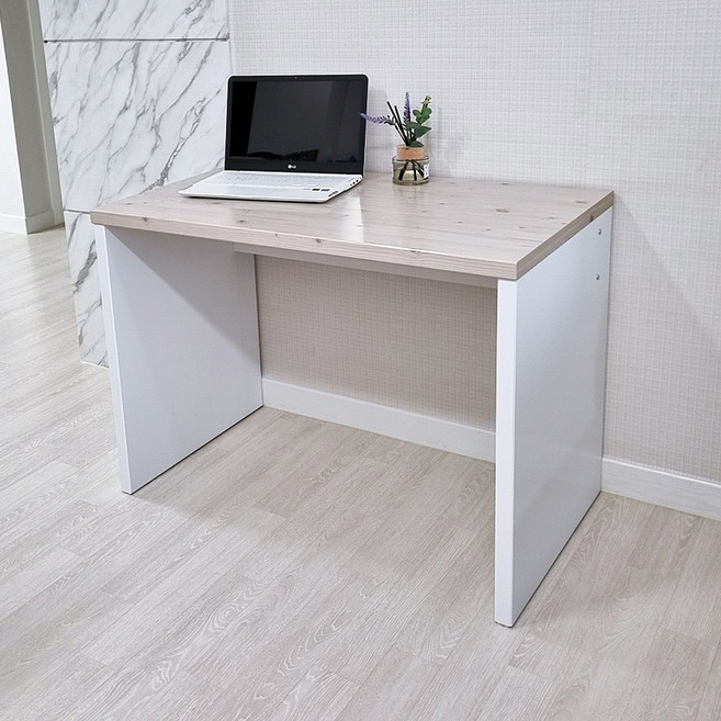 Woodme Furniture 巴奧立式書桌 1000, Wash 淺灰木紋色