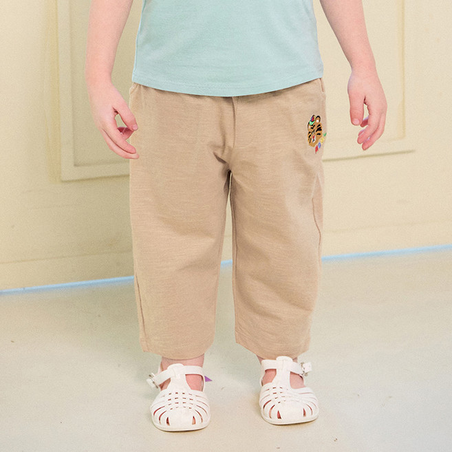 몰리멜리 아동용 티거 캡슬럽 배기 팬츠