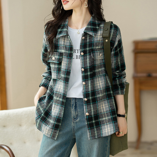 포플러앤씨 여성용 모카오 남방 P24WST092924