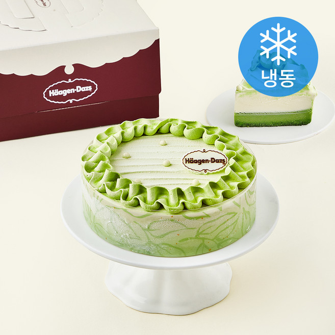 하겐다즈 바닐라 그린티 가든 케이크 (냉동), 688g, 1개입, 1개