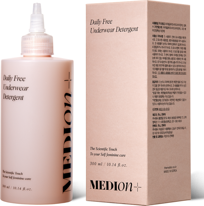 메디온 데일리프리 속옷 전용세제 본품, 1개, 300ml