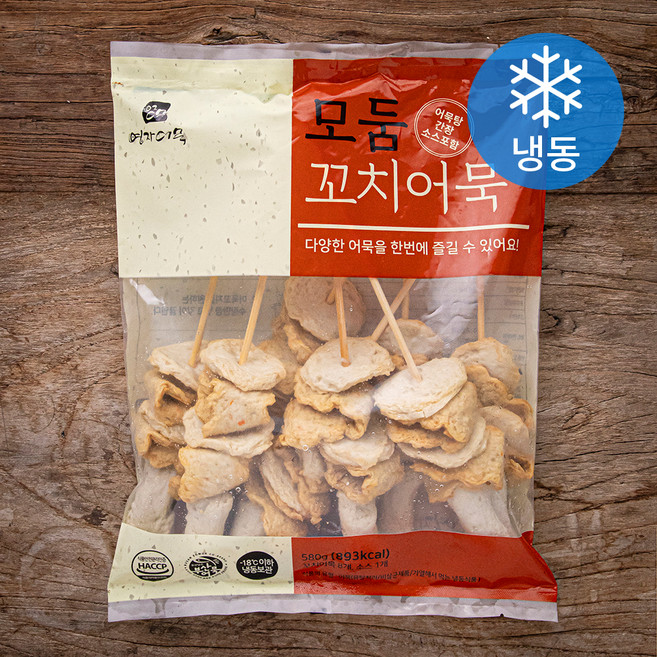 영자어묵 쫄깃한 모둠 꼬치어묵 8개입 + 소스 세트, 580g, 1세트