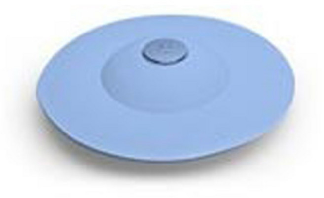 재미월드 원터치 세면대 욕조 하수구 마개, 블루