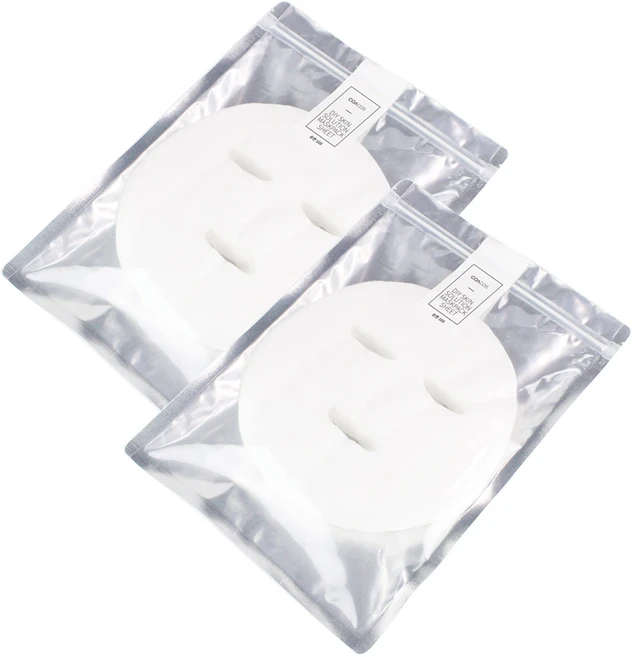 [비건뷰티] 코아코스 DIY 스킨솔루션 마스크시트 순면 100 50p, 2개 - 쿠팡