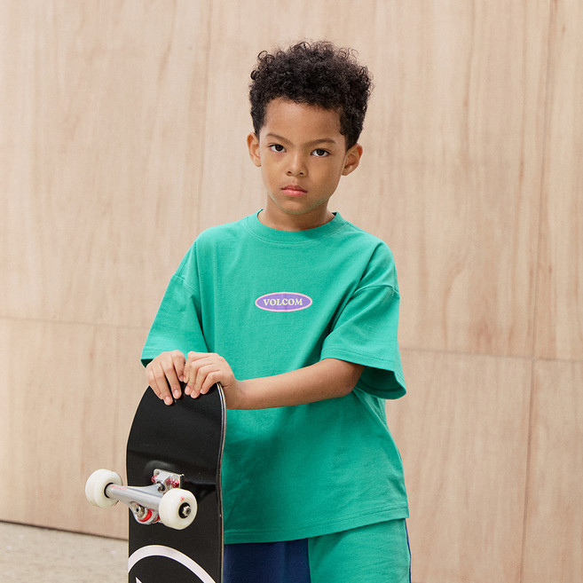 볼컴 아동용 크루 티셔츠 VJCCHSE25089