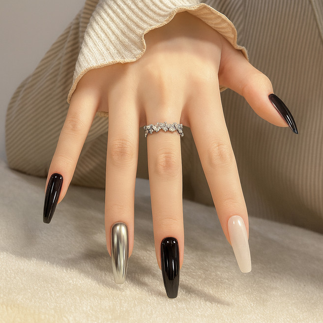 잇템샵 미러 네일 팁 셀프 네일아트 컬렉션, 앨로이, 1개