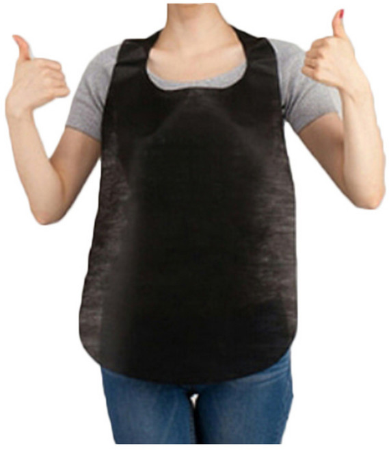 드라마벨류 일회용 부직포 앞치마, 30개, 블랙