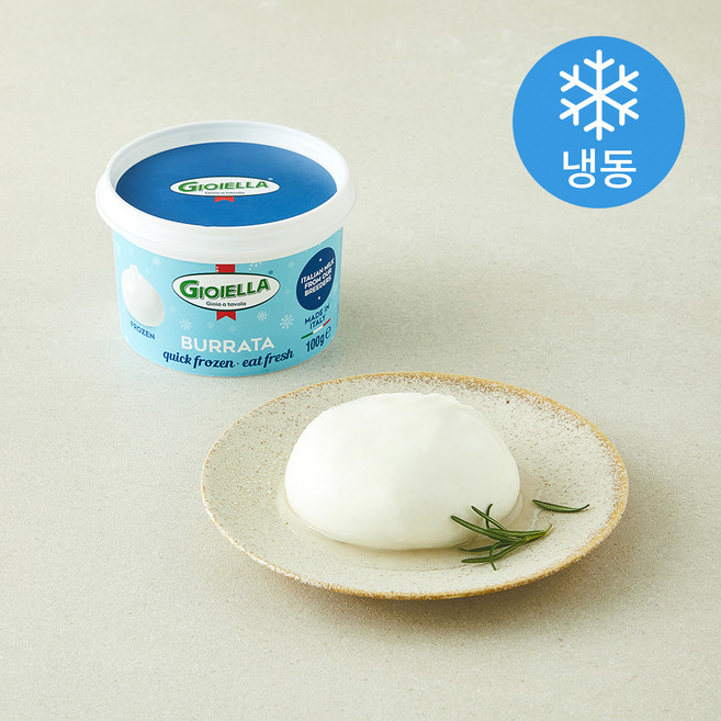 지오이엘라 부라타 치즈 (냉동), 100g, 1개