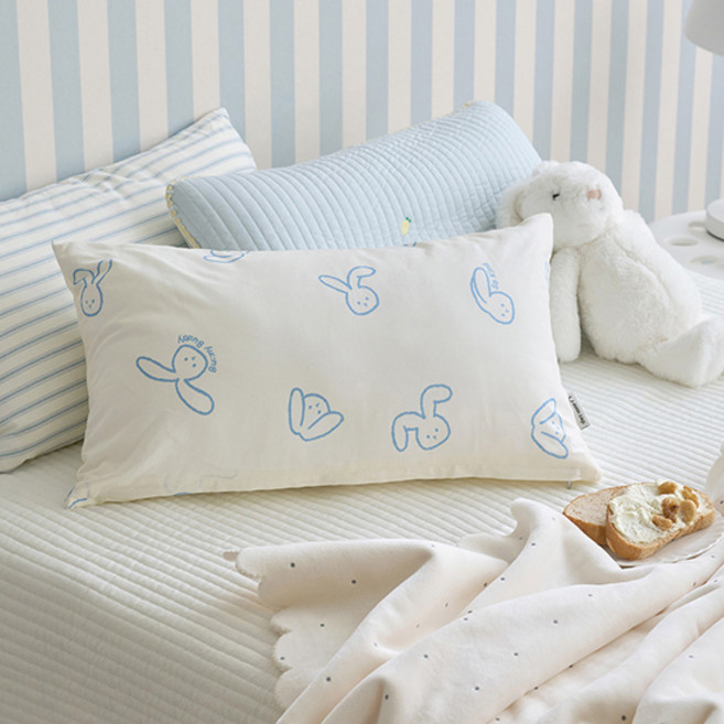 쉬즈홈 순면베개 솜포함, 버니즈 아이보리