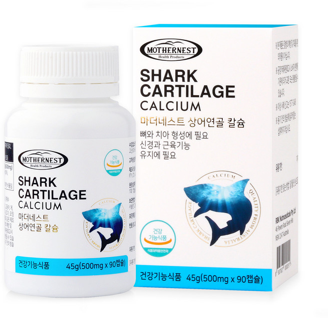 마더네스트 상어연골 칼슘, 90정, 1개