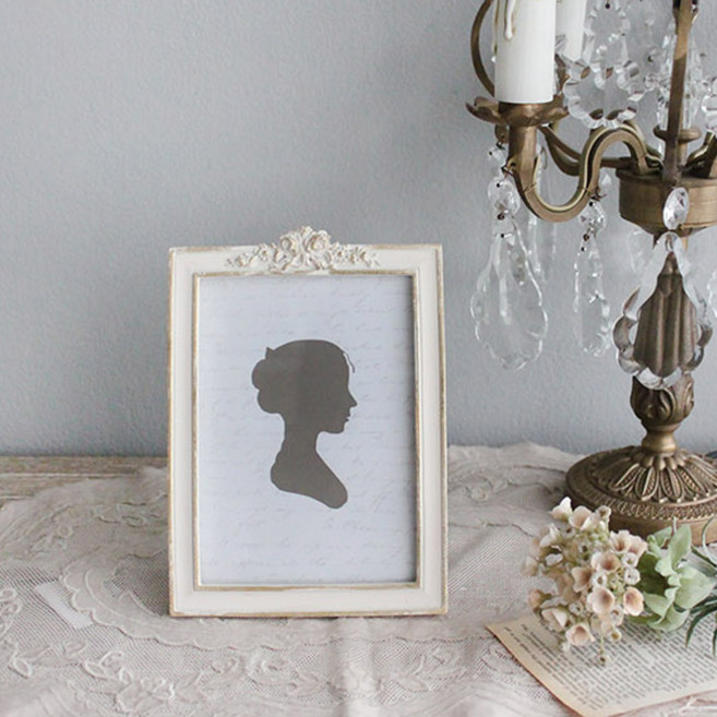 꼬떼따블 플로랑스 세로 액자 K52568, 1개, 아이보리