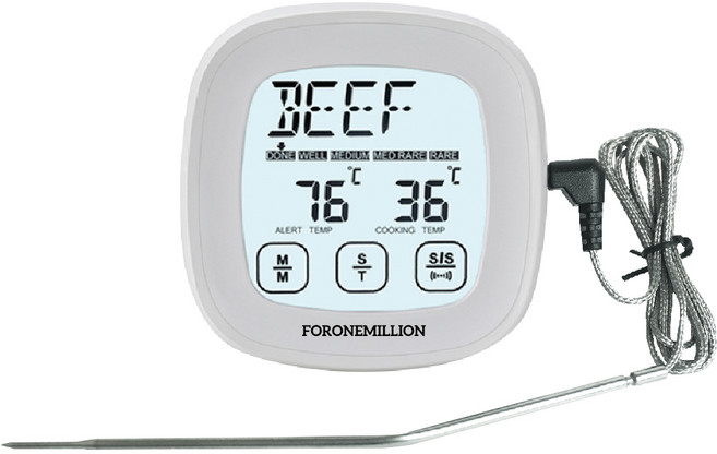 포원밀리언 롱스마트 온도계 8007, 1개