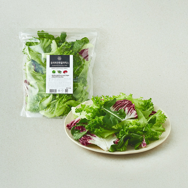 저스트그린 유러피안 루꼴라 믹스, 200g, 1개