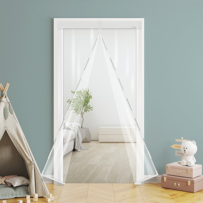 금동이 벨크로 일체형 EVA 자석 방풍비닐 커튼, 1개