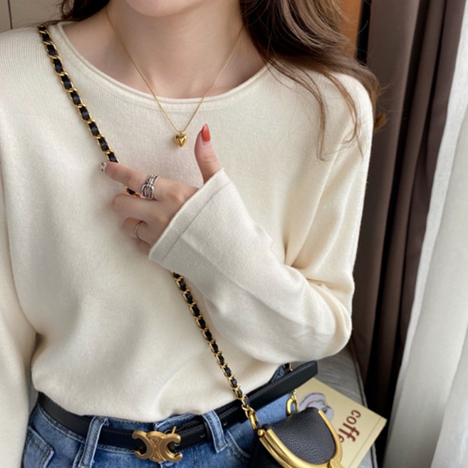 소니오 여성용 스크류 라운드 니트