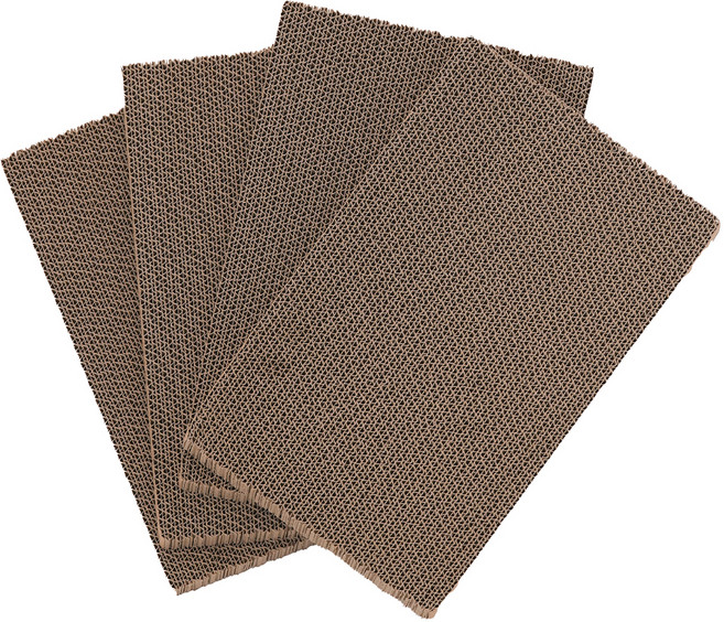 멍냥이노리터 고양이 BC골 스크래쳐 리필, 혼합색상, 4개