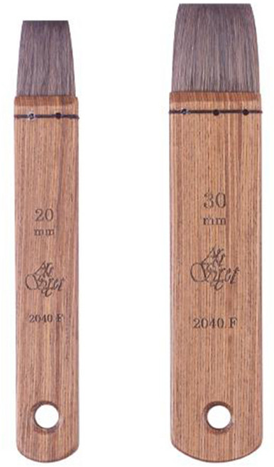 아트시크릿 2040 F 수채화붓 2종 세트, 20mm, 30mm, 1세트