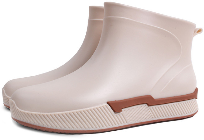슈퍼카미트 방수 미끄럼 방지 여성 숏 레인부츠 271
