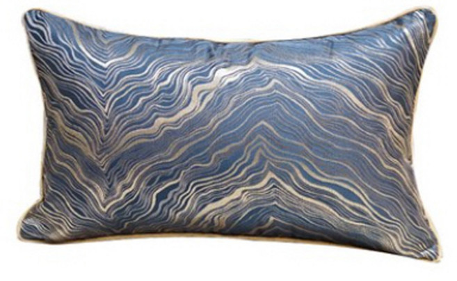 북유럽 스타일 쿠션 솜포함, 블루