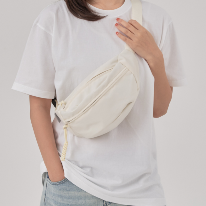 비안 베이직 심플 힙색