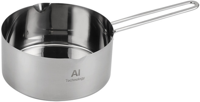 발룬피니 인덕션 IH 스텐 양쪽 물코 편수냄비, 18cm, 실버, 1개