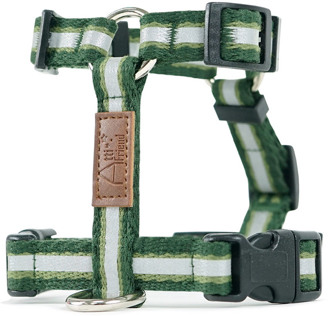 아띠지기 반사형 강아지 쓰리엠 에이치형 하네스, 워터멜론, 1개