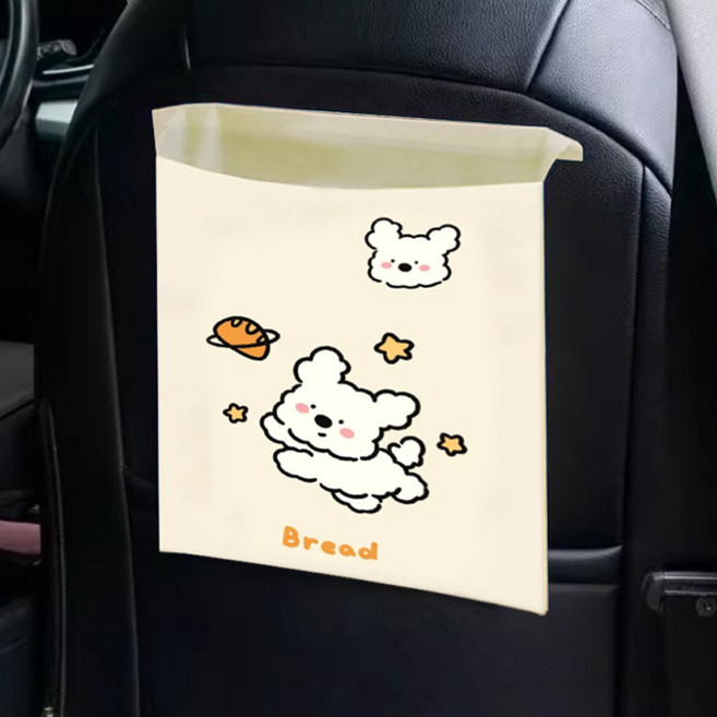 어반카 차량용 무지 캐릭터 일회용 쓰레기봉투 100p, 강아지, 1세트