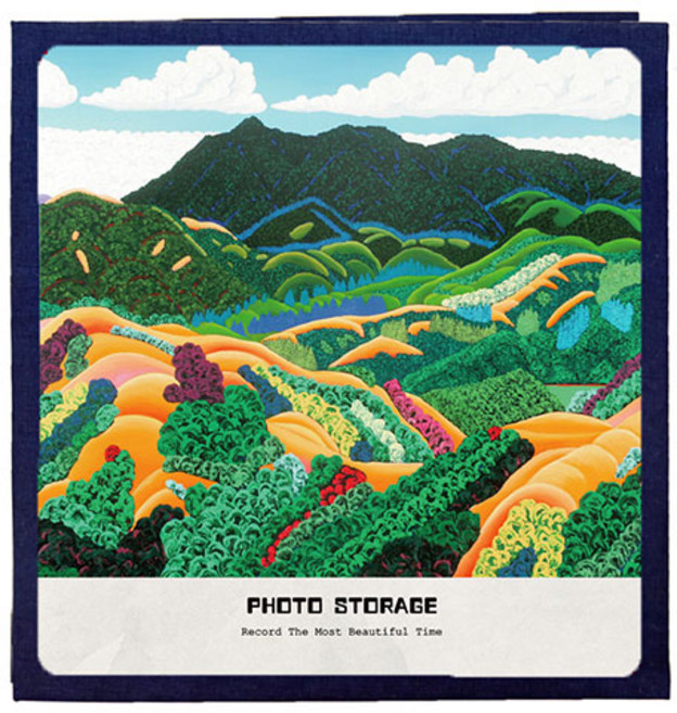 민성컴퍼니 셀프 스틱 홈 핸드메이드 성장앨범 335 x 325 x 30 mm, 30매, 북유럽추상4(앨범), 화이트카드(속지)