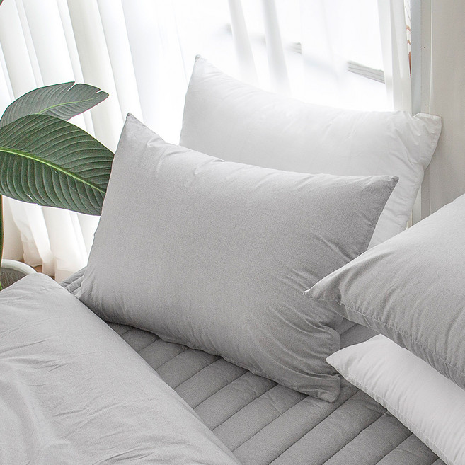 그래이불 고밀도 수피마 코튼 100수 부드러운 호텔식 베개커버