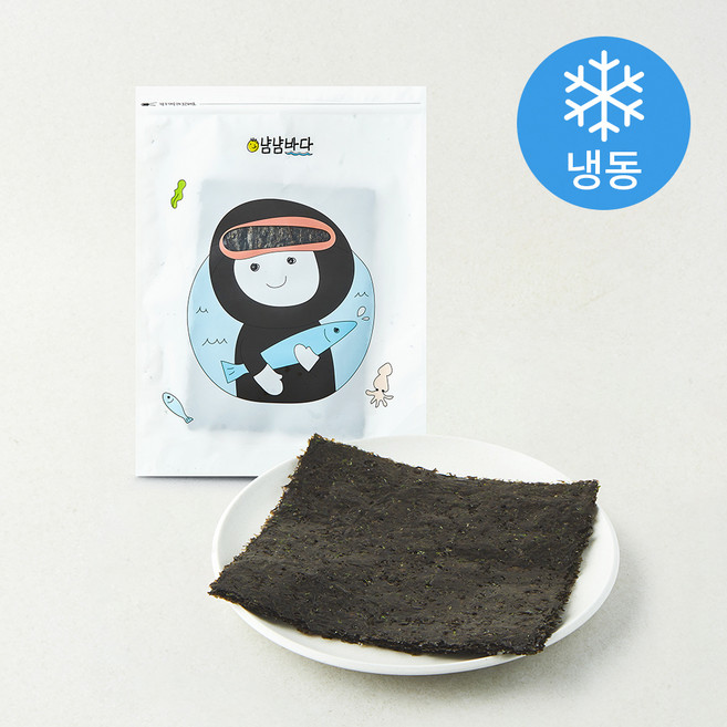 냠냠바다 파래김 (냉동), 2g, 1개, 10개입