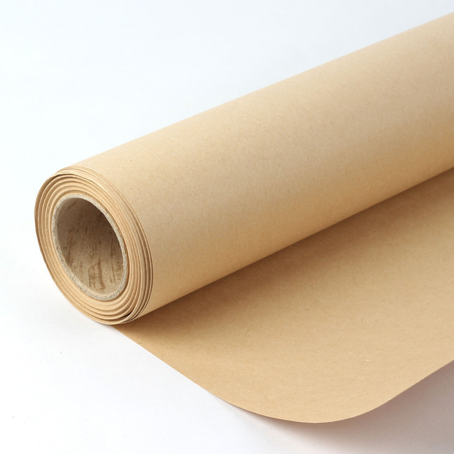 노크원 크라프트 종이 포장지 53cm x 11m, 베이지, 1개