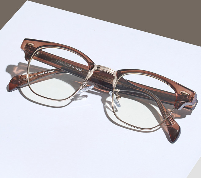 멜라크메 데일리 사각 안경테 하금테 5691