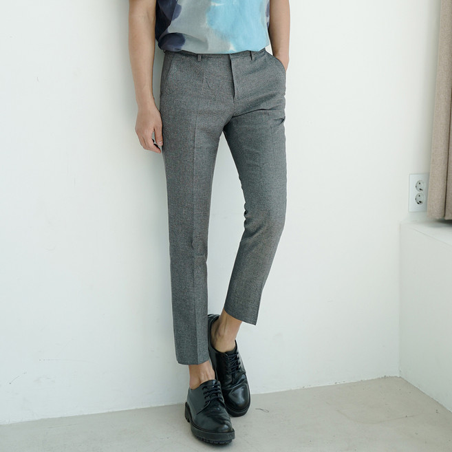 타운클로 남성용 냉감 통기성 쿨링 맨즈 9부 슬랙스