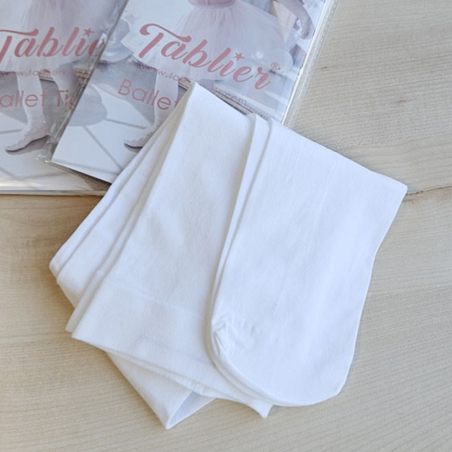 따블리에 여아용 발레 타이즈 스타킹 2p