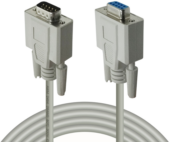 대원티엠티 9핀 시리얼 연장 케이블 RS232 NULL, 1개, 5m