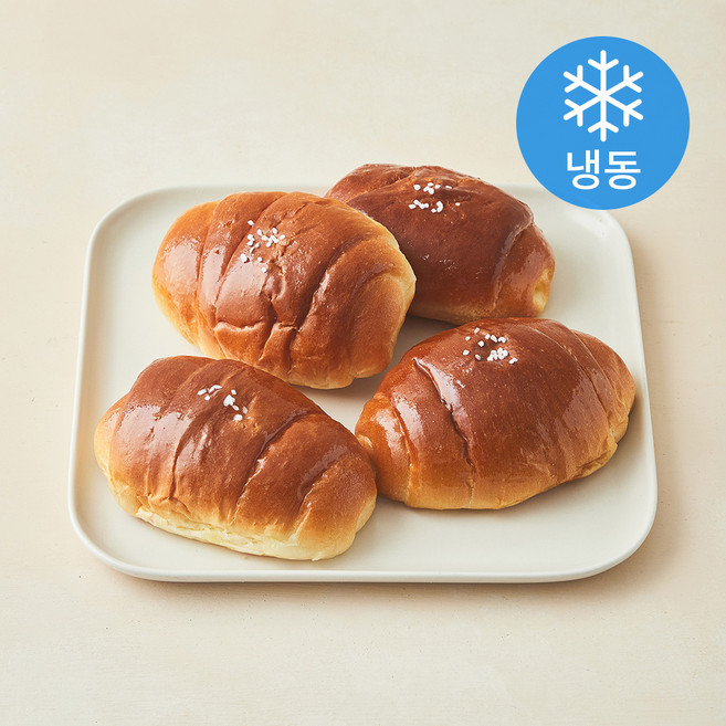 떡편 쌀소금빵 (냉동), 40g, 1개, 4개입