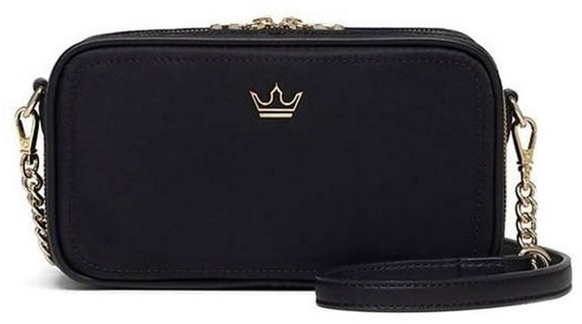 J.ESTINA SALVIA JOY 迷你斜背包 JHTCHE0BF163BK280 + 購物袋 黑色