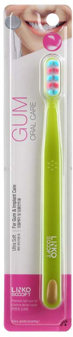 리앤코 소프트칫솔 잇몸케어 및 임플란트 그린, 1개입, 1개