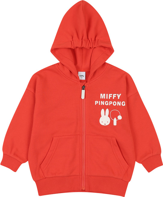 해피랜드 미피 아동용 미피 핑퐁 후드집업