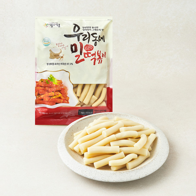 황소식품 우리동네 밀떡볶이, 1kg, 1개