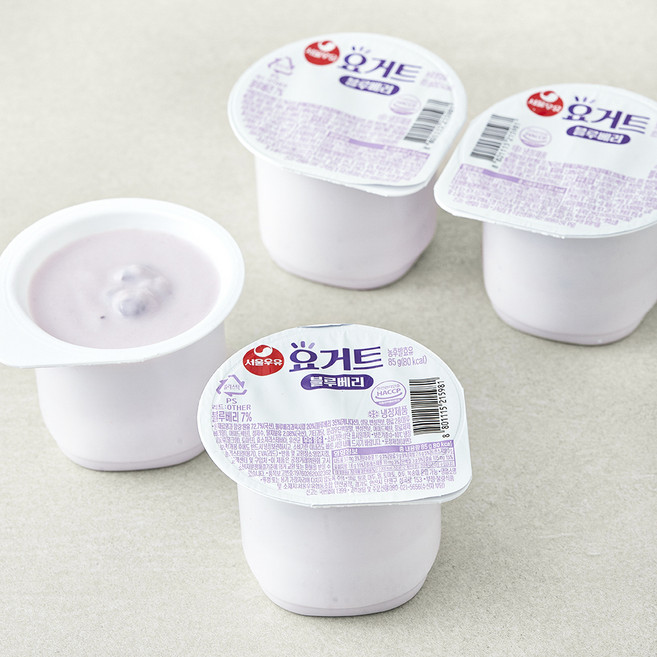 서울우유 요거트 블루베리, 85g, 4개입, 1개