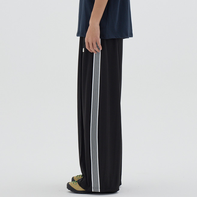 어반에이지 남녀공용 벌룬핏 커브드 라인 트랙 팬츠