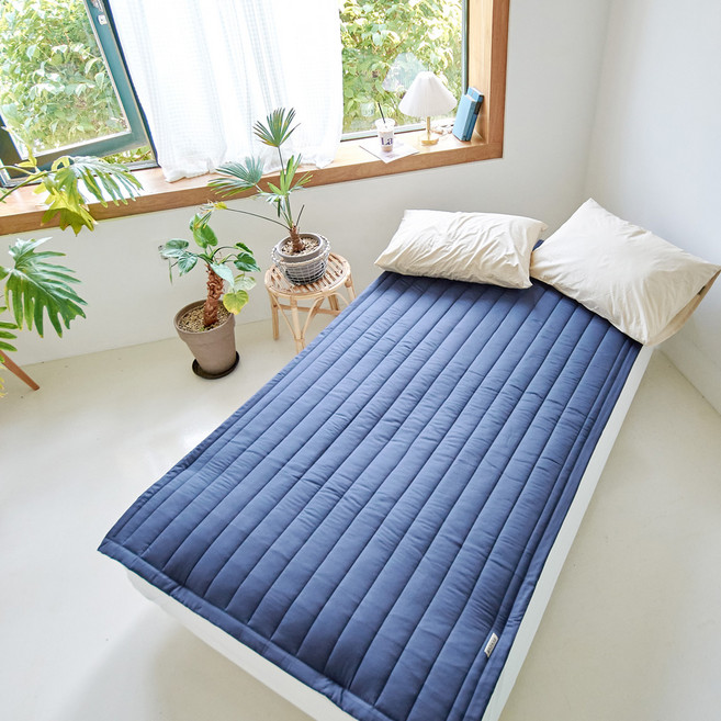 바자르 보들보들 렌징모달 도톰밴딩패드, 네이비