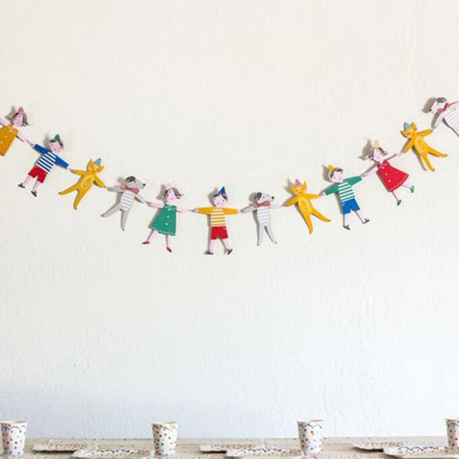 메리메리 키즈 패턴 가랜드 세트 G10 2p, 혼합색상